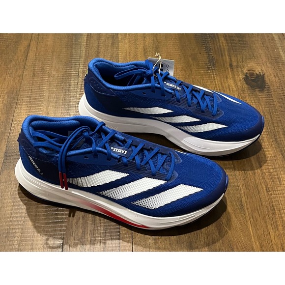 Adidas Adizero SL2 Men's Running Shoes Royal Blue White Kansas Jayhawks Size 8 - Picture 7 of 12